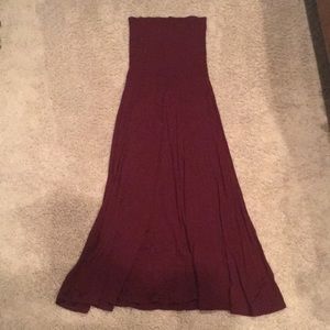 Flowy festival hippie maxi skirt